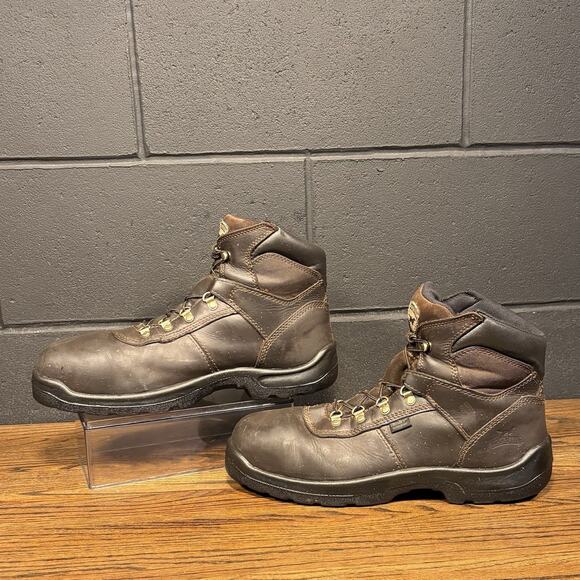 Irish Setter 83617 Brown Leather Waterproof Soft Toe Work Boots Men’s 13 EE - Picture 1 of 8